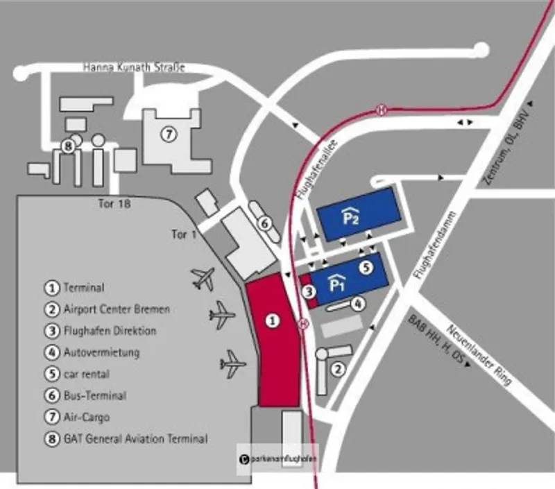 Wo Kann Man Am Flughafen Bremen Kostenlos Parken Parken Flughafen Bremen P2 » Infos, Preise & Online-Buchung